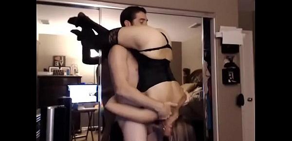  a beautiful teen slave sucks her boyfriend&039;s fat cock in private video